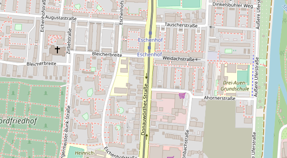 Friseur auf Satellitenbild