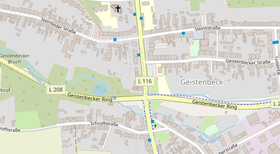 Friseur auf Satellitenbild