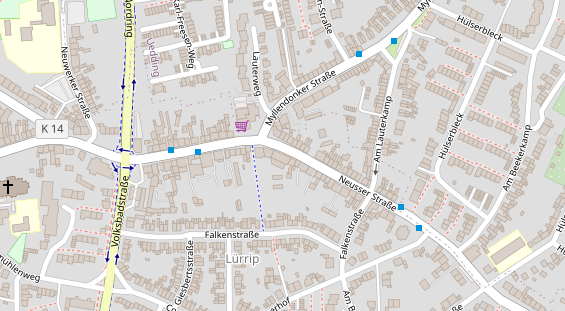 Friseur auf Satellitenbild