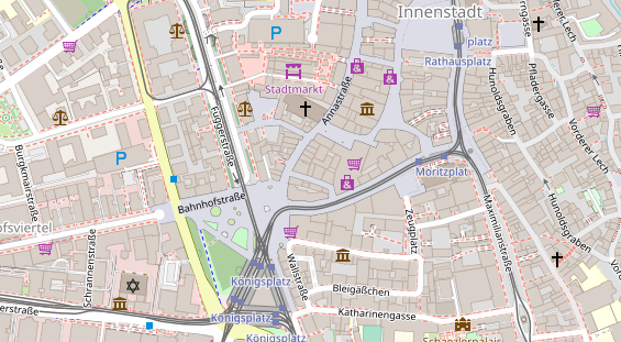 Friseur auf Satellitenbild