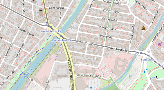 Friseur auf Satellitenbild