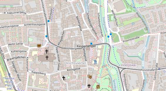 Friseur auf Satellitenbild