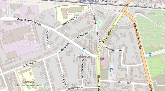 Friseur auf Satellitenbild