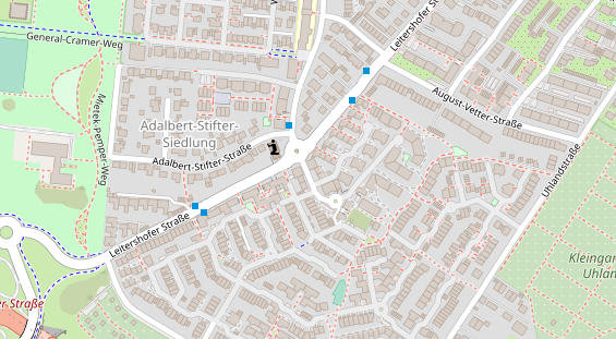 Friseur auf Satellitenbild