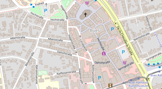 Friseur auf Satellitenbild