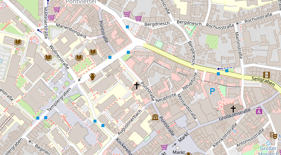 Friseur auf Satellitenbild