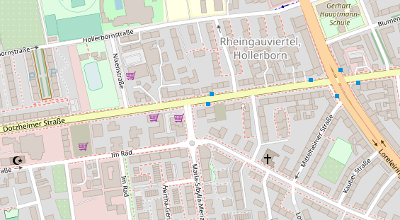 Friseur auf Satellitenbild