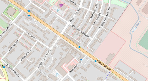 Friseur auf Satellitenbild