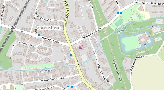 Friseur auf Satellitenbild