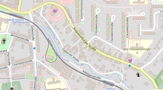 Friseur auf Satellitenbild