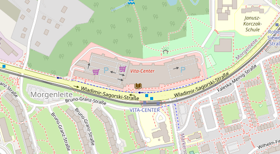 Friseur auf Satellitenbild