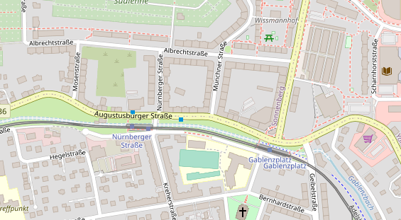 Friseur auf Satellitenbild