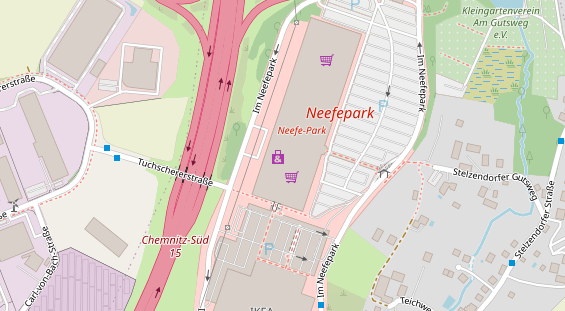 Friseur auf Satellitenbild